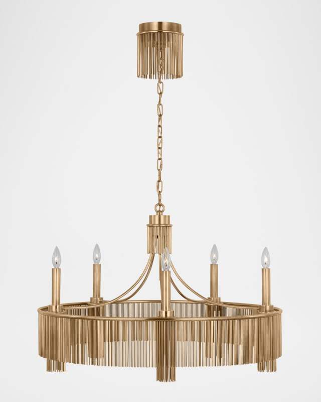 Sutton 34" 5-Light Chandelier by Fisher Weisman